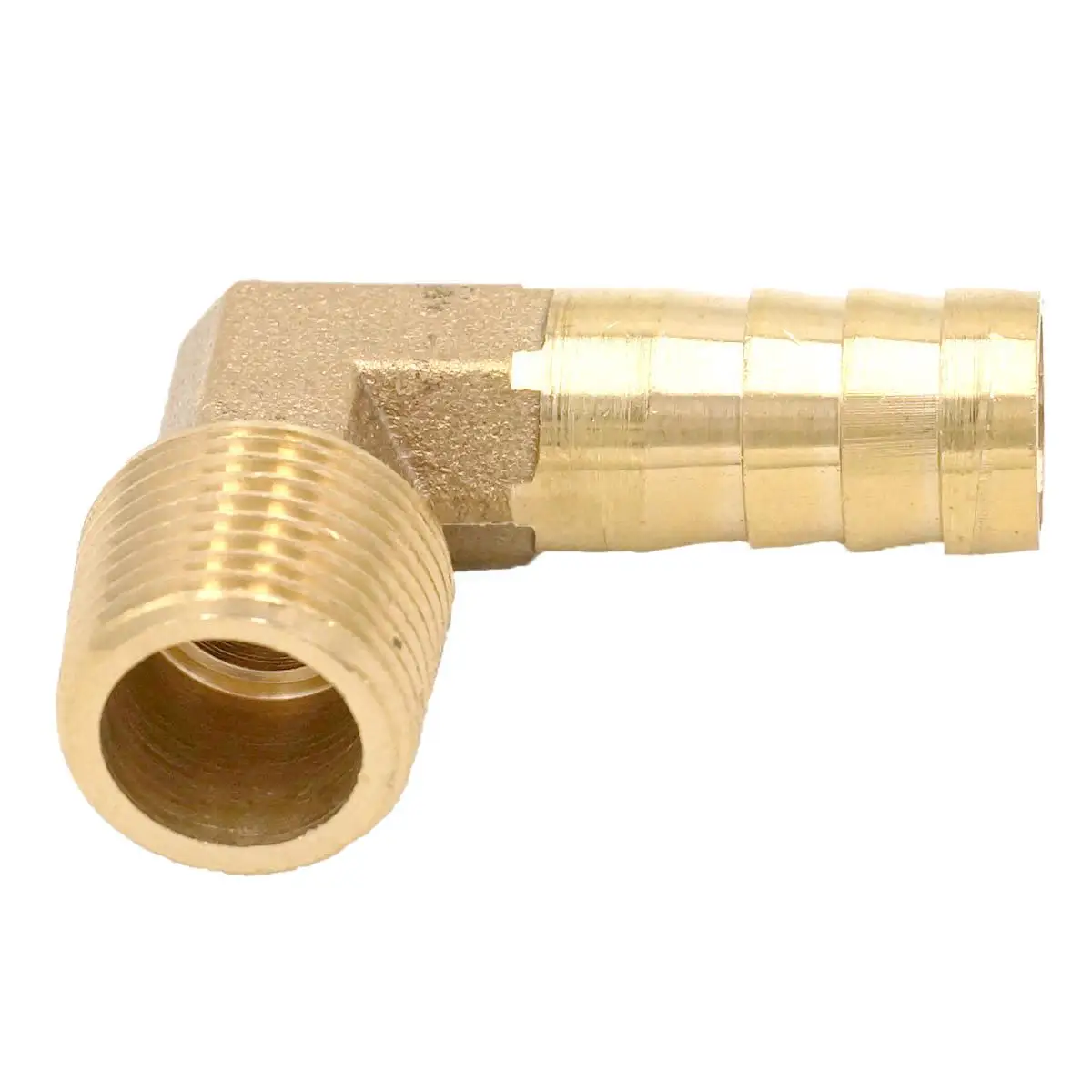 

Hose Barbed I/D 12mm x 3/8" BSP Male Thread Elbow Brass Coupler Splicer Connector Fitting for Fuel Gas Water