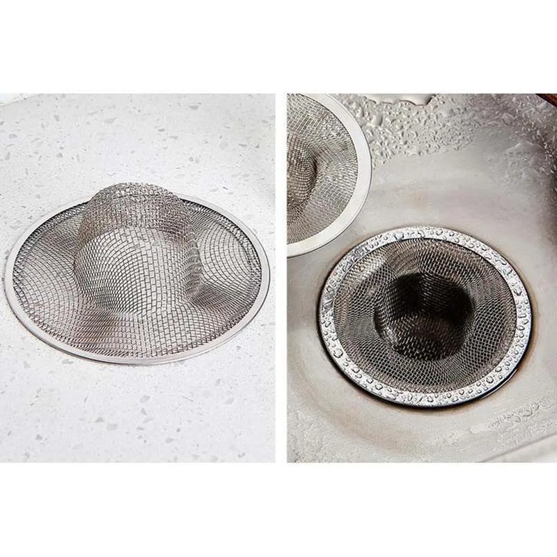 Leak Net Home Floor Drain Kitchen Sink Slag Stainless Steel Kitchen Sink Filter Bathroom Floor Drain Slag Cleaner Food Slag