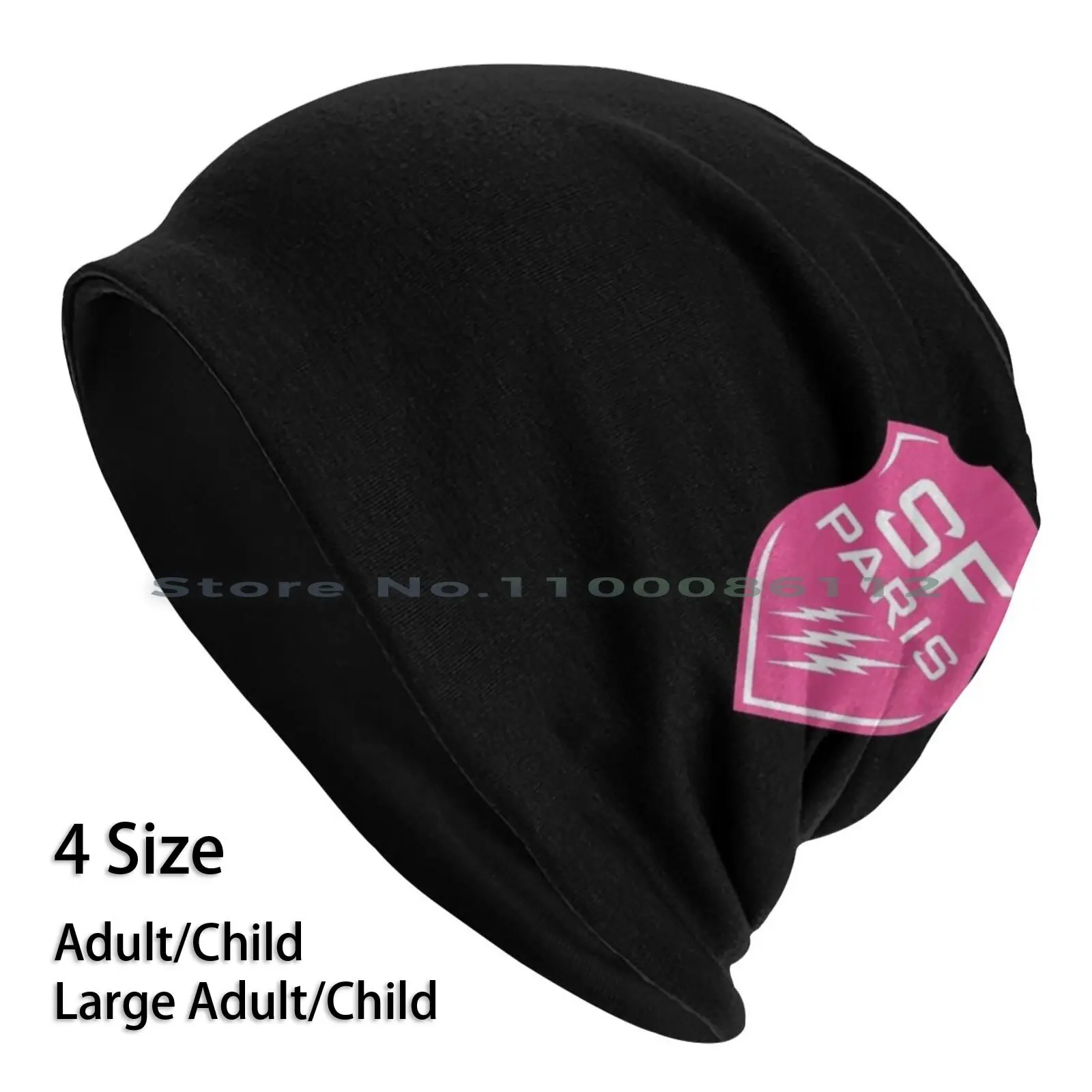 

Stade Francais Black Background Beanies Knit Hat French Rugby French Team Top 14 Fan Paris Stade Francais Sf H Cup Cup