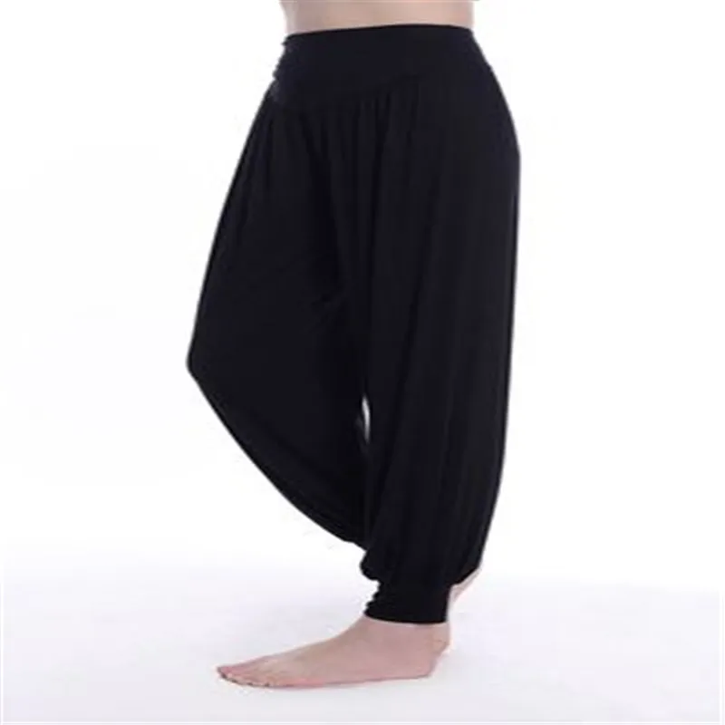 New Women casual harem pants high waist dance pants dance club wide leg loose long bloomers trousers plus size