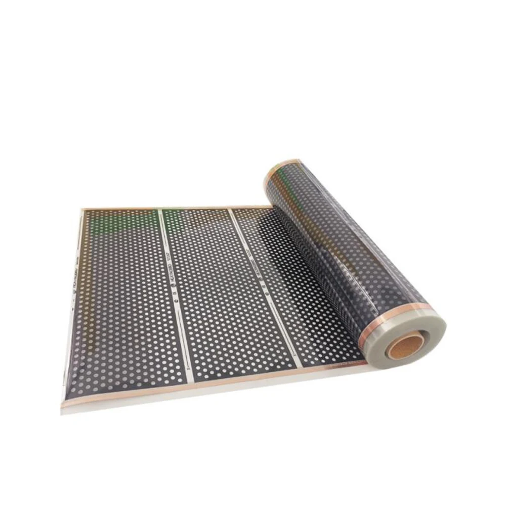 Hot Far Infrared Honeycomb Heating Film Electric Warm Floor System Heater 50CM Width 220W/m2 220V Home Warming Heating Foil Mat