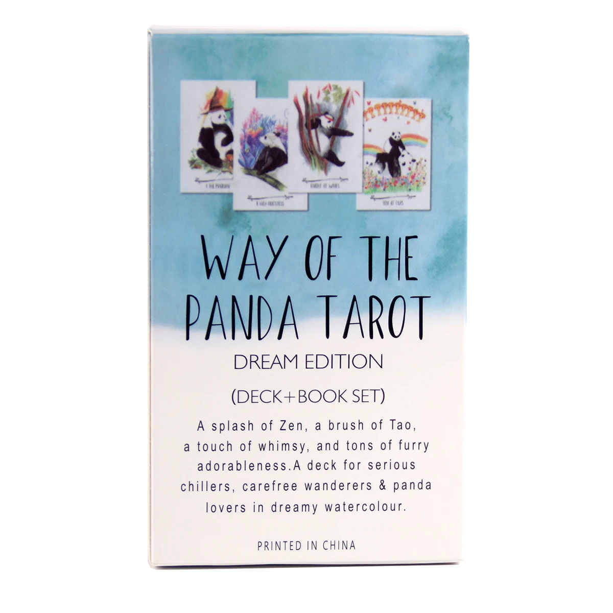 Sposób Panda Tarot wyobraź sobie wydanie 78 kart tarota talia wysokiej jakości papier artystyczny karton z gładką matową księżycową wyrocznią