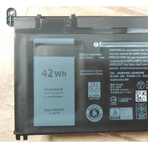 Imagen 2 del producto Nueva batería Original WDX0R WDXOR para Dell Inspiron P69G P69G001 13 5000 5368 5378 5379 15 5538 5567 7560 15 7000 17 5765 5770