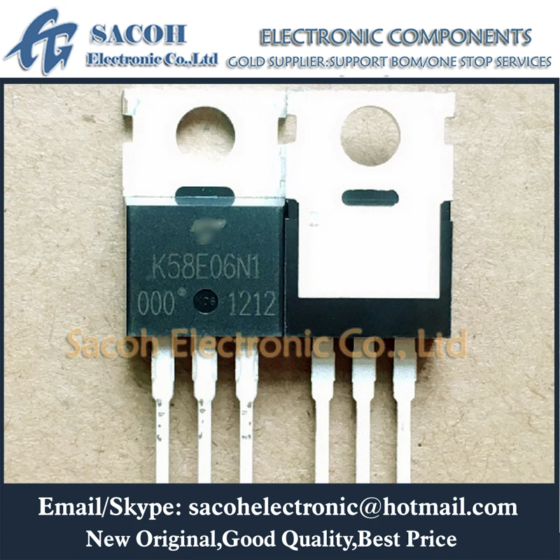 

New Original 10Pcs/Lot TK58E06N1 K58E06N1 58N06 OR TK58A06N1 K58A06N1 TO-220 58A 60V Power MOSFET