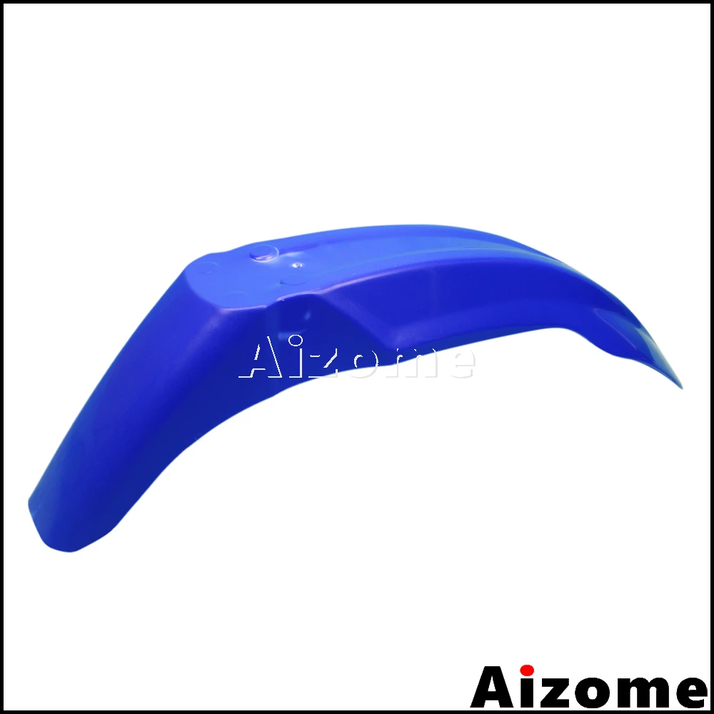 Universale Dirt Bike Off Road Parafango Anteriore Blu Motocross Anteriore Mud Guard Parafango Per Yamaha WR250F WR450F YZ XT TTR225 TTR230