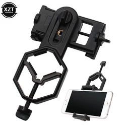 Universal Cell Phone Adapter Clip Mount Binocular Monocular Spotting Scope Telescope Phones Holder Support Eyepiece New Hot