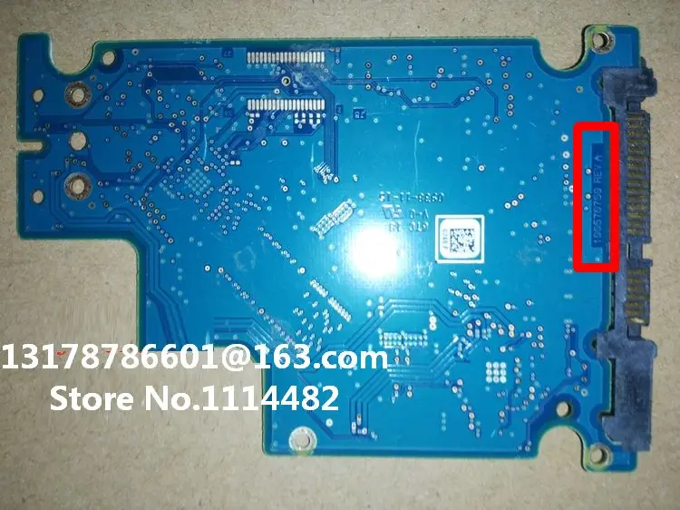 100570750 HDD PCB circuito del disco rigido scheda di disco rigido Del Notebook circuito di bordo 100570750