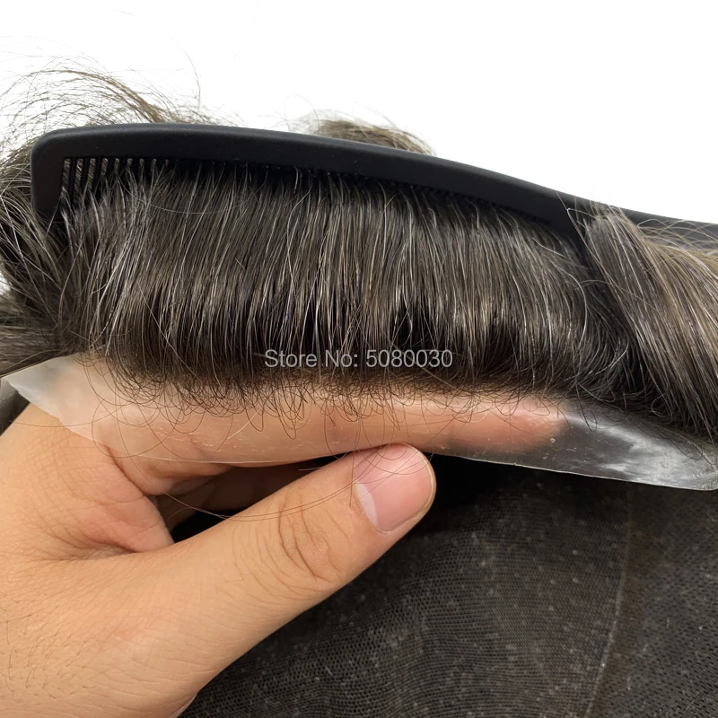 New Base Design Stock Remy Hair Toupee Lace Around Pu Men Toupee Australia Base