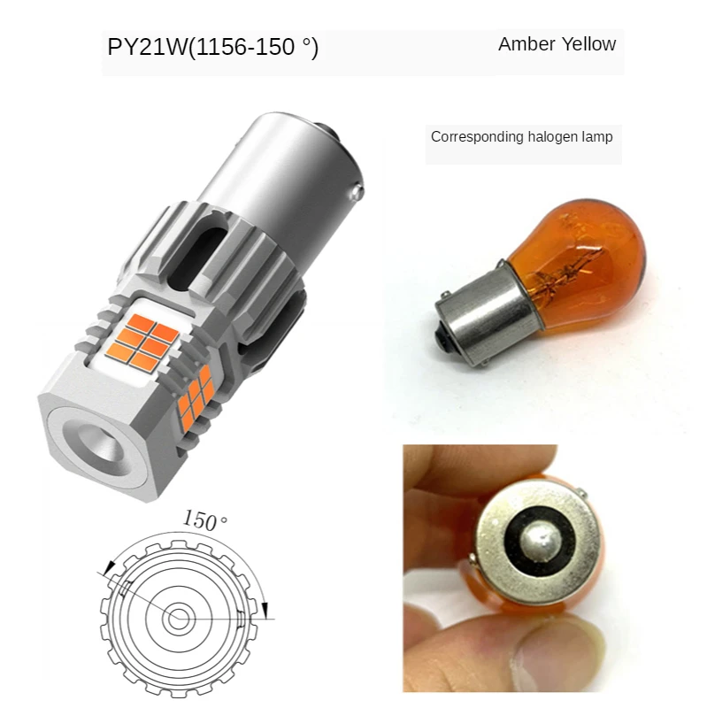 Turn signal Light For CITROEN C-ELYSEE - Saloon 2012+ 100% Canbus Error Free 1556LM 2pc