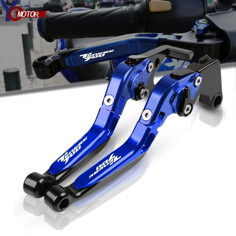 CNC Aluminum Adjustable Folding Brake Clutch Levers For YAMAHA TENERE 700 2019-2020 Tenere700 XTZ 700 XTZ700 Handle Grip Handbar