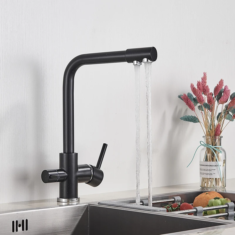 Shinesia Waterfilter Tap Kitchen Faucet Mixer Drinking Water Filter Kitchen Faucet Sink Tap 360 Rotate Hot Cold Water Tap