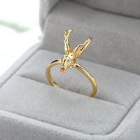 Vintage Punk Skeleton Skulls Rings for Women Man HipHop Jewelry Stainless Steel Satan Devil Finger Accessories For Friend