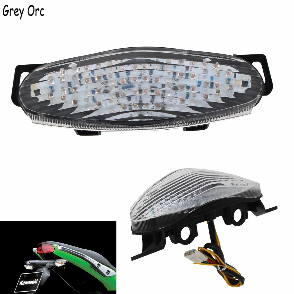 For KAWASAKI ER6N ER-6N ER 6N ER6F ER-6F ER 6F 2009 2010 2011 Motorcycle Accessories Integrated LED Tail Light Turn signal