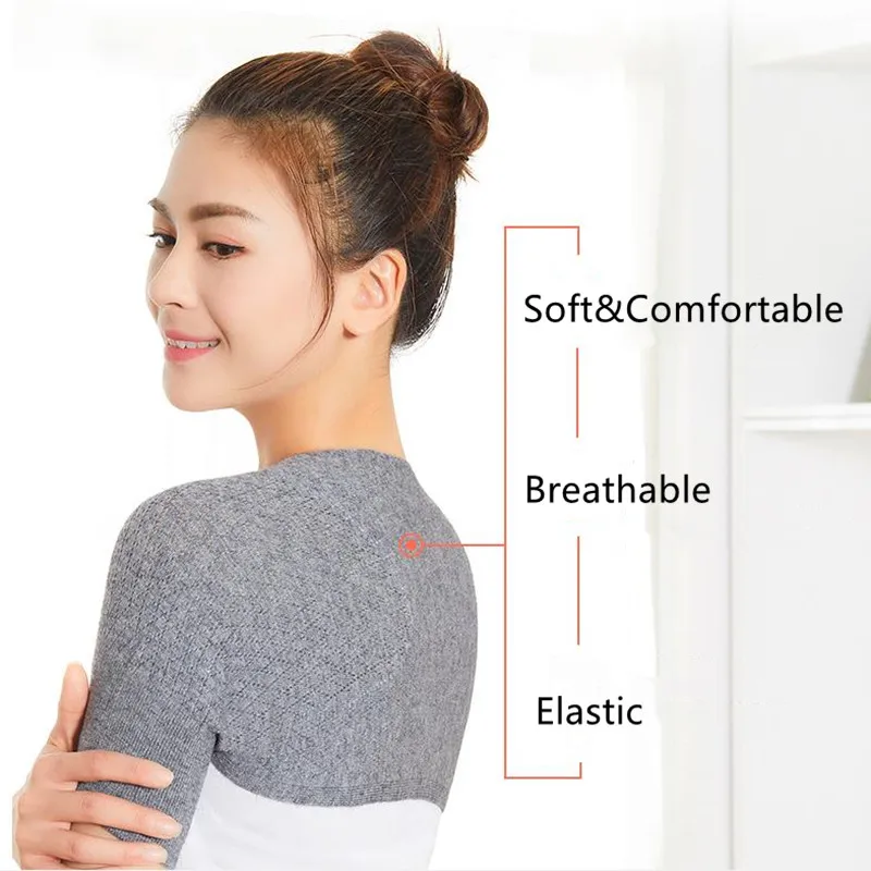 Breathable Arm Cuff Sleeve Back Correction Shoulder Support Wrap Warmer Comfortable Shoulder Body Shaping Protector Women Men