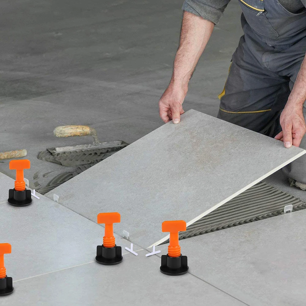 ใหม่ 126 ชิ้นระดับ Wedges Tile Spacers สําหรับพื้นกระเบื้อง Spacer Carrelage ระบบปรับระดับกระเบื้อง Leveler Locator Spacers Plier