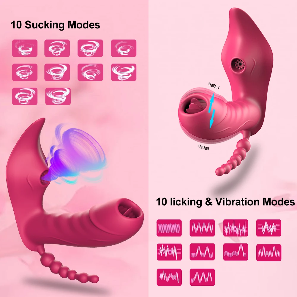 Clitoral Sucking Vibrator For Women Clitoris Clit Sucker Stimulator With Tongue Licking Heatable Vibrating Female Sex Toys