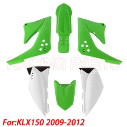 Complete Bodywork Fairing For Kawasaki KLX 150 KLX150 Green Plastic Front & Rear Side Cover Mudguard Fender