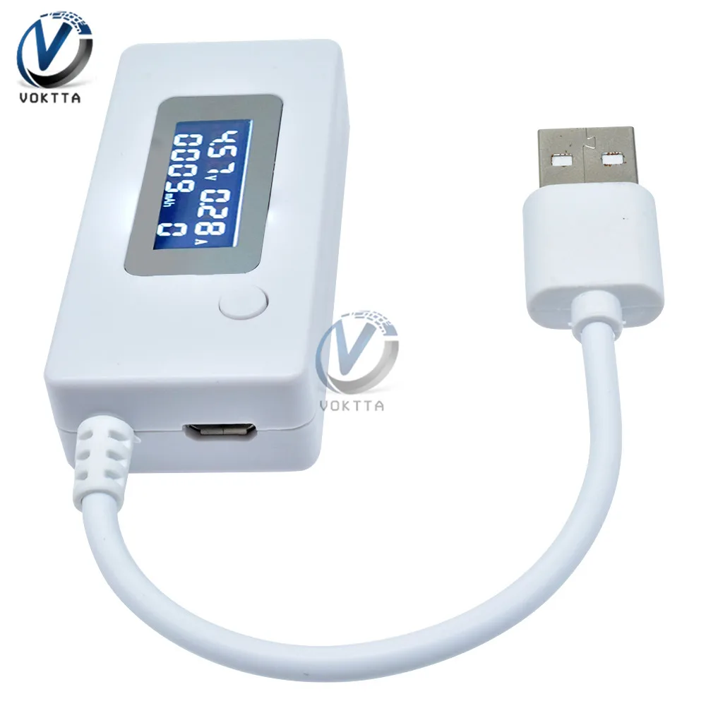 LCD Screen USB Tester Doctor Voltage Current Meter Mobile Power Bank Charger Detector Digital Display USB Meter Dropshipping OEM