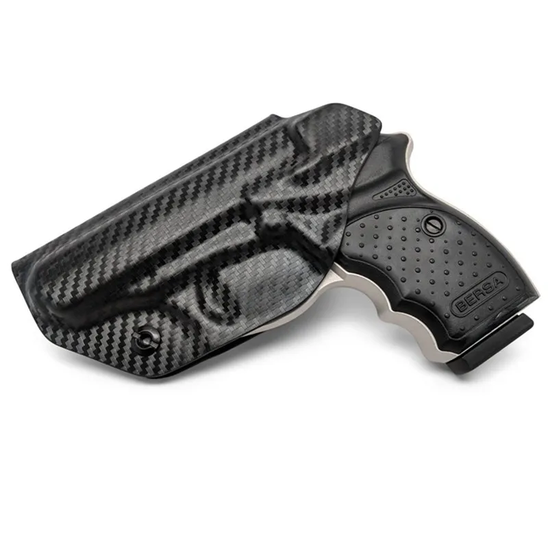 Carbon Fiber Inside Waistband Kydex Internal Holster For Bersa Thunder 380 Cc appendix Concealed Carry IWB Belt Concealment Case