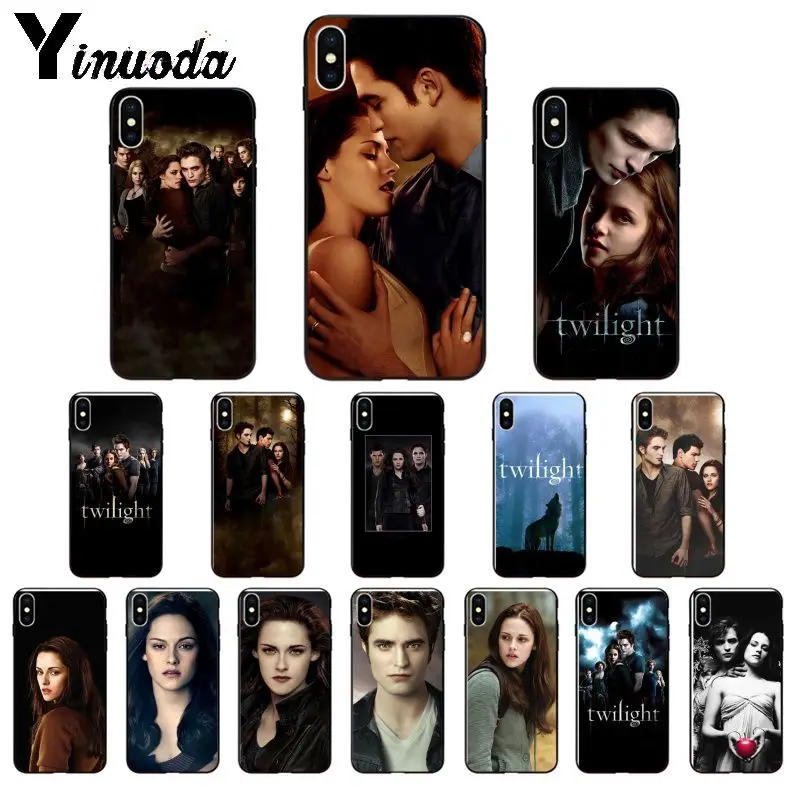 

Yinuoda TV Twilight Isabella Edward Cullen TPU Soft Phone Case for iPhone X XS MAX 6 6S 7 7plus 8 8Plus 5 5S XR 11 11pro max