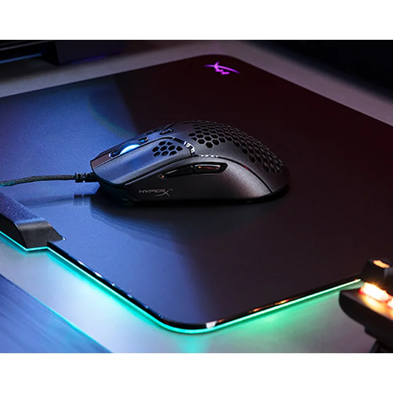 Imagem -02 - Kingston-mouse Gamer Hyperx Pulsefire com Haste Rgb 16000 Dpi Usb com Fio Sensor Pixart 3335 para pc Ps4 e Xbox One