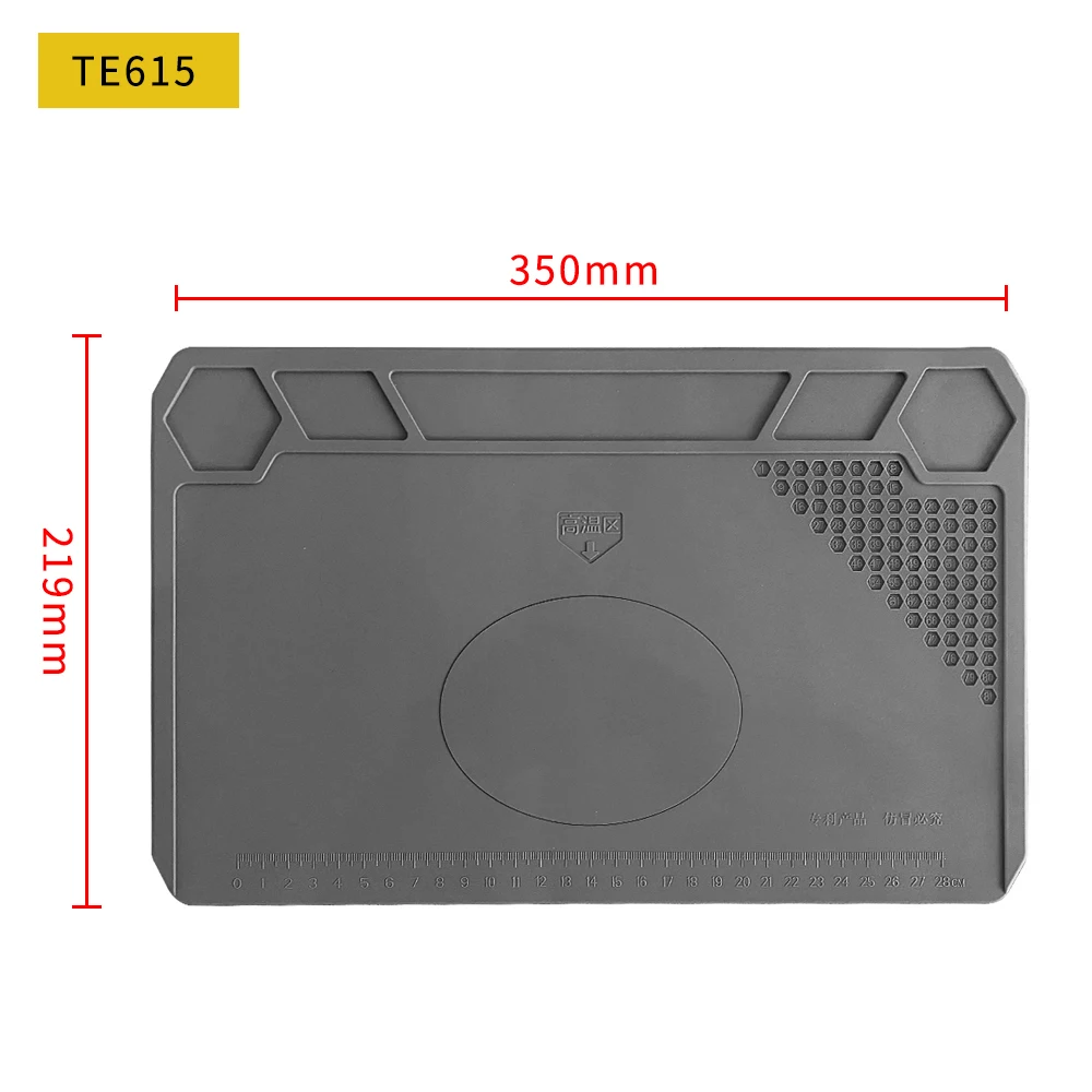 Siliconen soldeermat Pad Bureauplatform voor lasstation Ijzer Telefoon PC Reparatie Magnetische warmte-isolatie Geen lood S-160