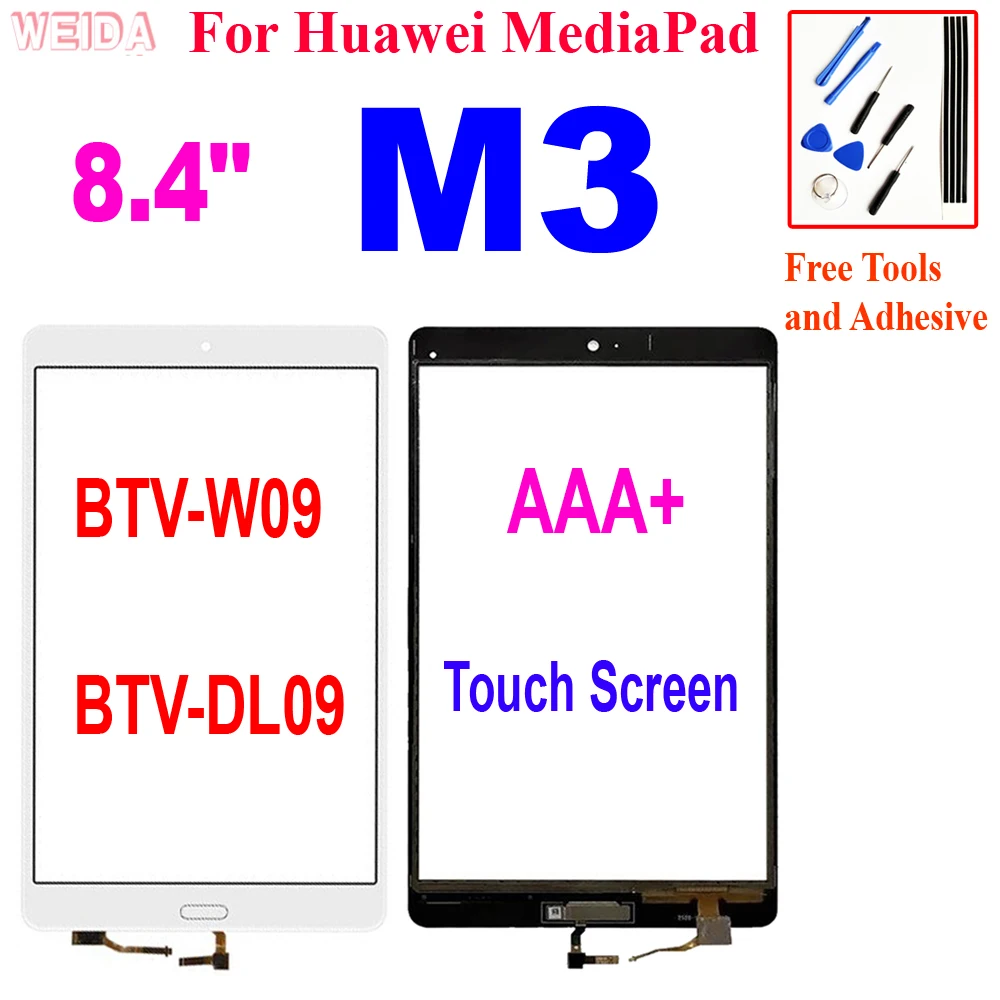 

AAA+ 8.4'' Touch For Huawei MediaPad M3 BTV-W09 BTV-DL09 Touch Screen Digitizer Glass Panel Replacement for Huawei M3 8.4 Touch