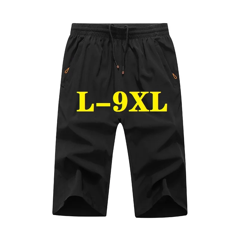 Mens Shorts Men Clothing Oversize Breeches Sweatpants Casual Short Pants Summer Shorts 3 4 Length Cropped Trousers Free Shipping