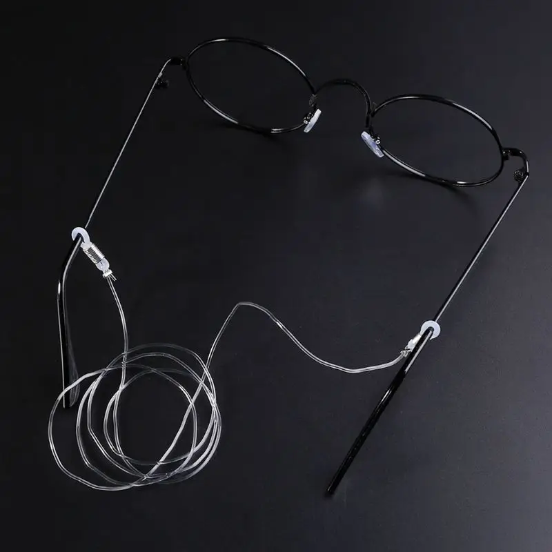 Transparent Eyeglasses Anti Slip Strap Stretchy Neck Cord Outdoor Sports Eyewear String Sunglasses Rope Band Holder