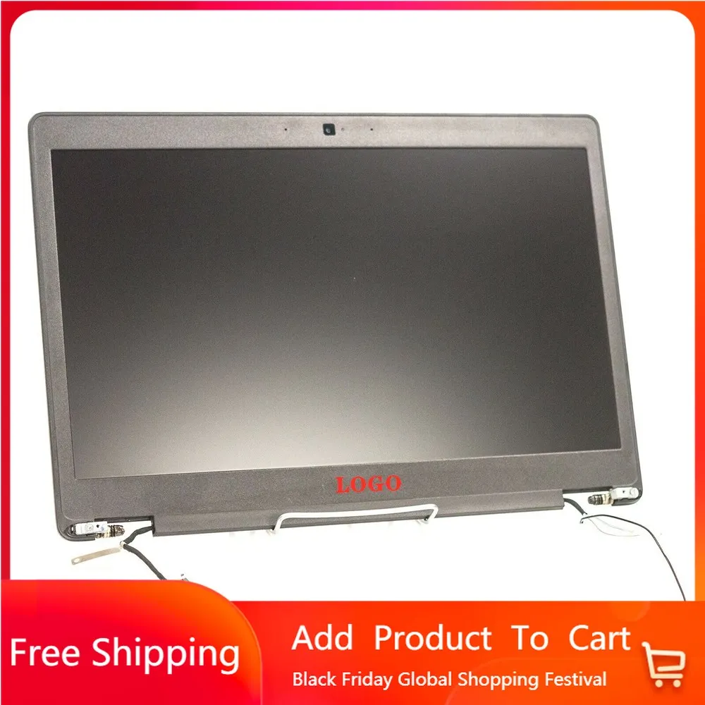 14 inch Laptop Display For Dell Latitude 14 5480 5490 FHD 1920x1080 Complete LCD Screen Assembly Top Half Cover Shell