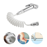 Handheld Bidet Toilet Sprayer with Telephone Shower Hose Shower Head Nozzle Portable Spray Gun