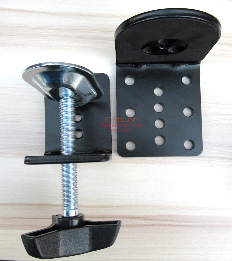 M902-240II フルモーション回転グロメットクランプベーススチールシングル 10 "-27" モニターデスクブラケットダブルアームデスクトップサポート 0-9.9kg