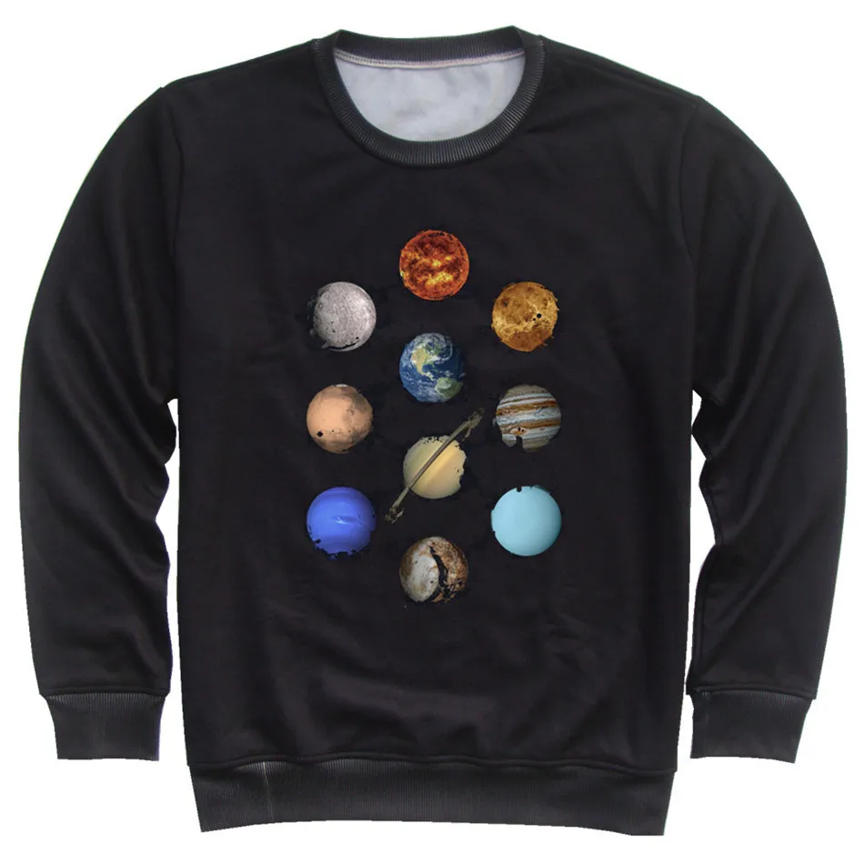 2020 Spring Children 3d Sweatshirts Space Galaxy Earth Moon Universe Animal Tiger Lion Printed Kids Pullovers Boys Girls Hoodies