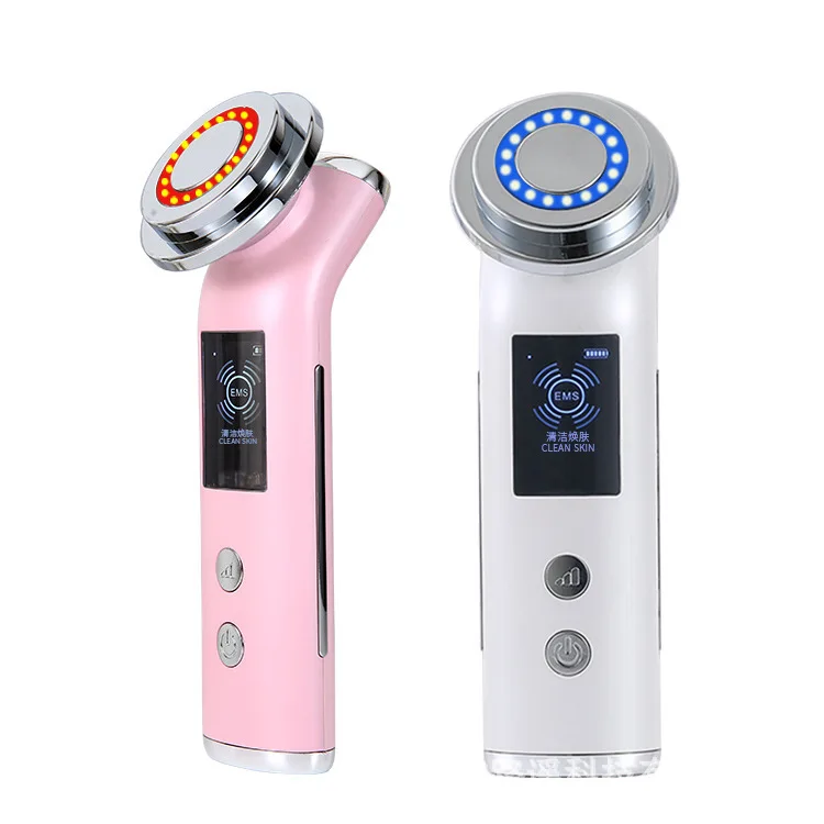 Free shipping Color Light RF Input and Output Instrument Household Facial IPL Device Cleaning Facial Photon Skin Rejuvenation