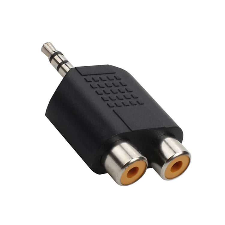 1pcs 3.5mm Male / Female Plug Jack Stereo Coupler Adapter 3.5 mm Mono Stereo to 6.35 RCA Charging Connector for iPhone PC Phone