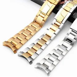 For Rolex Cosmograph Daytona Series Watch Business Stainless Steel Replacement Wrist Band Strap Bracelet with Oyster Clasp