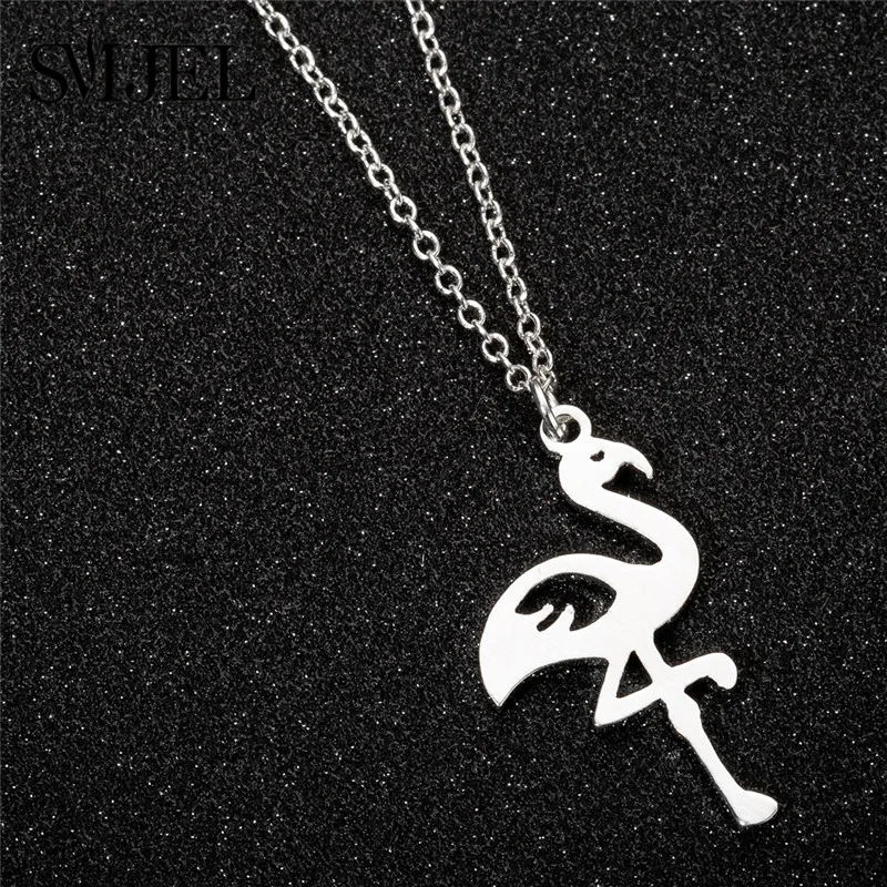 SMJEL Wild Dieren Ketting Roestvrij Staal Kolibrie Kettingen Leuke Eagle Phoenix Zwaluw Vogels Ketting Collares