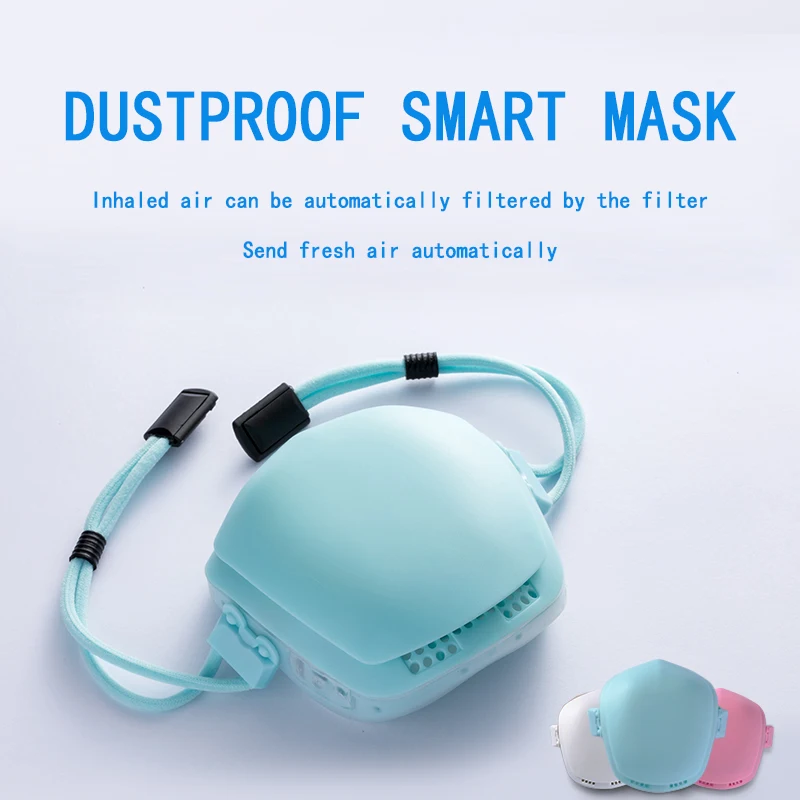 BK-06 Electric Breathing Mask for Children 4-12 years old Smart electric breathing mask Anti-spray PM2.5 Protective mask