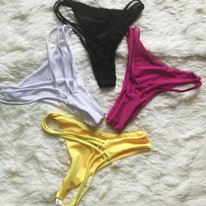 ผู้หญิงเซ็กซี่กางเกงชุดว่ายน้ำชุดว่ายน้ำบิกินี่ Cheeky V กางเกงว่ายน้ำใหม่ฤดูร้อนผู้หญิงบิกินี่ชุดว่ายน้ำผู้หญิง # A