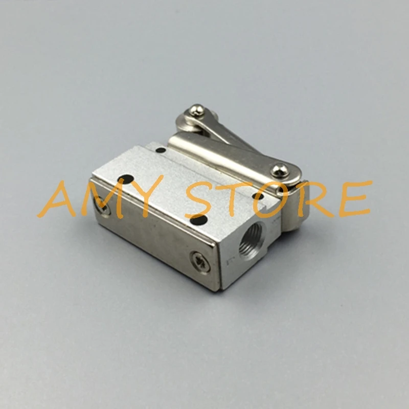 MOV-02 1/8" Mechanical Push Button Valve BSP Pneumatic Air Valve 1.5-8kgf/cm2