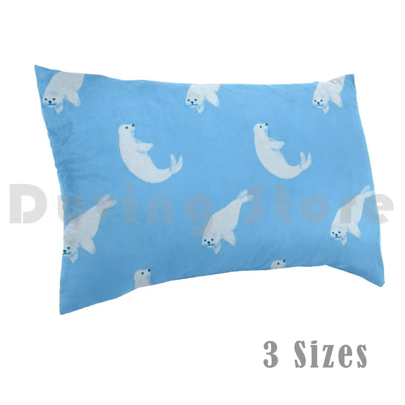 Love The Sea Animals Pillow Case Printed 50x75 Like To Dive Or Love The Ocean Seal Seals On A Dive Seal Seals