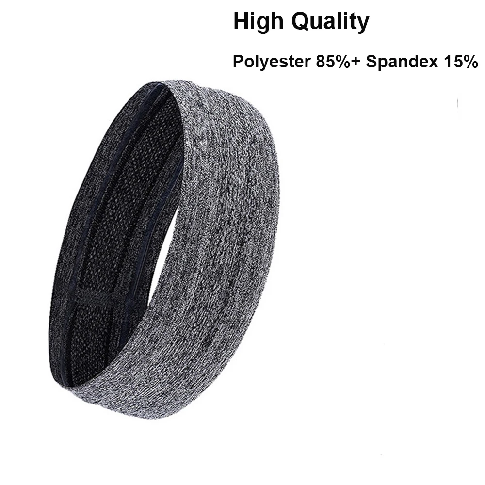 Outdoor Sports Headband Portable Fitness Hair Bands Man Woman Hair Wrap Brace Elastic Cycling Yoga Running Exercising Sweatband