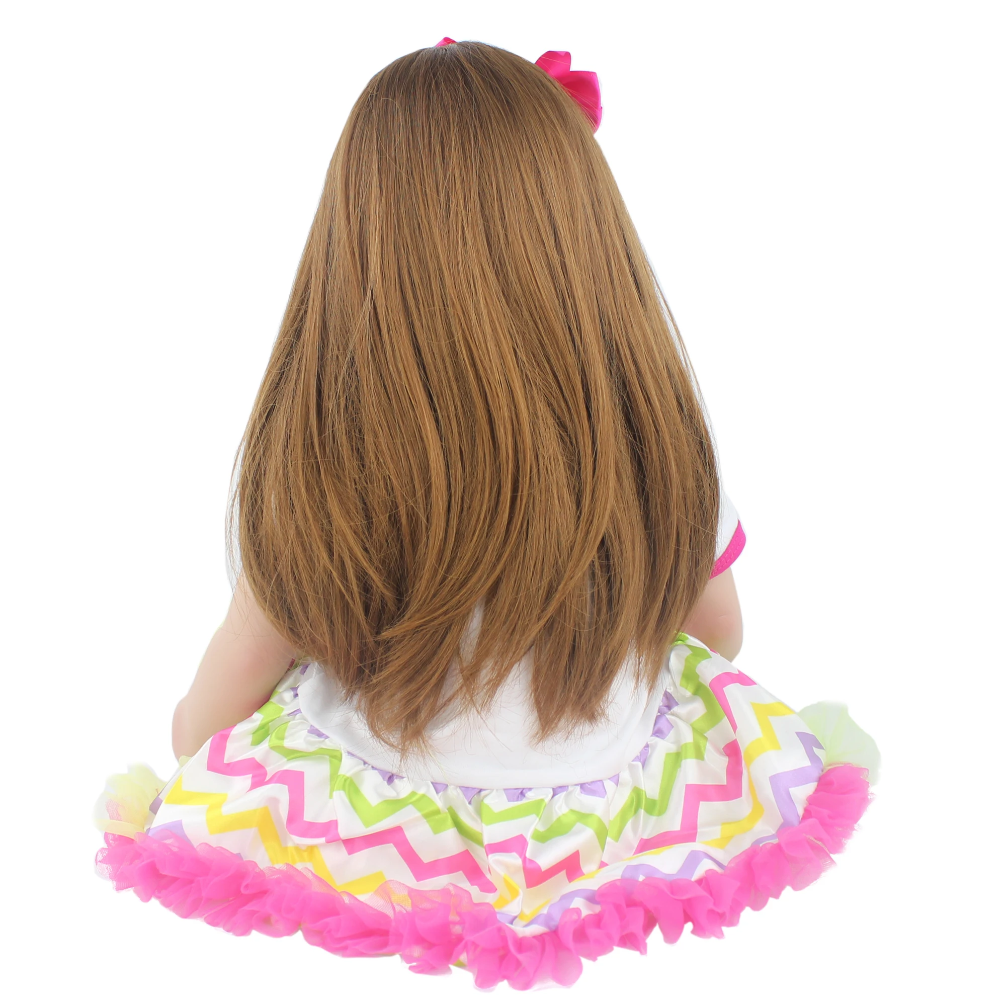 60Cm Silicone Tái Sinh Em Bé Búp Bê Như Thật Công Chúa Còn Sống Tập Đi Cho Bé Bebe Kid Tặng Sinh Nhật Dressup Búp Bê Chơi Đồ Chơi Ngôi Nhà