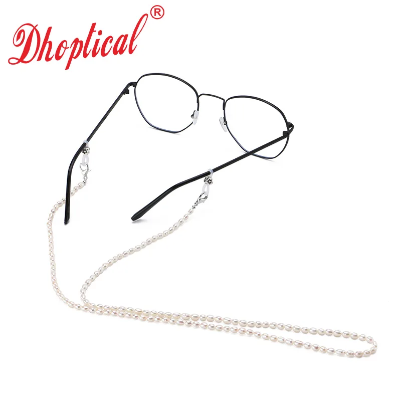 eyeglasses beaded chain Freshwater Pearl material fashion eyewear sunglasses  cord avoid glasses slip by dhoptical