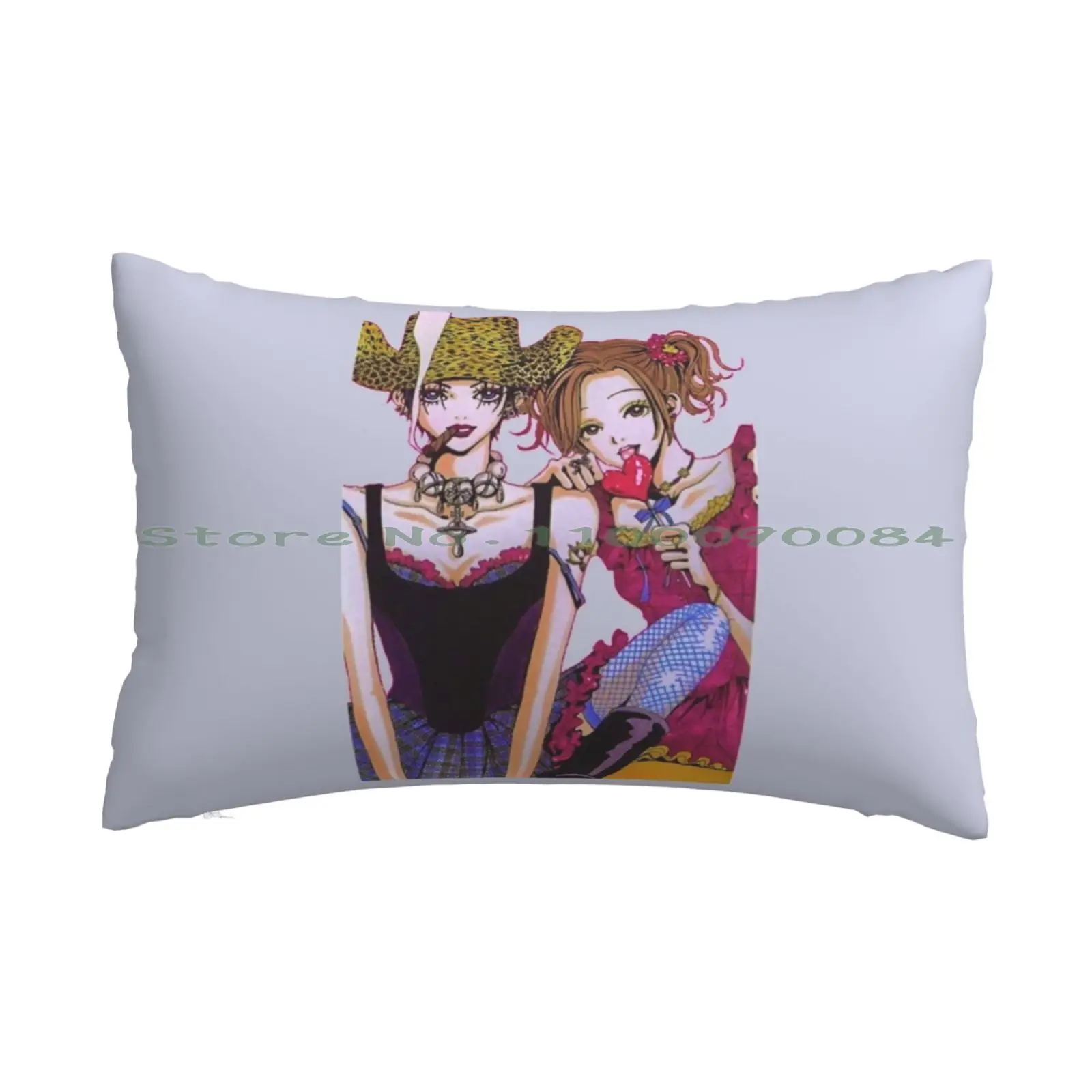 

Nana Ai Yazawa Pillow Case 20x30 50*75 Sofa Bedroom Pucca Childish Animated Sooga Garu Tobe Abyo School Return Long Rectangle