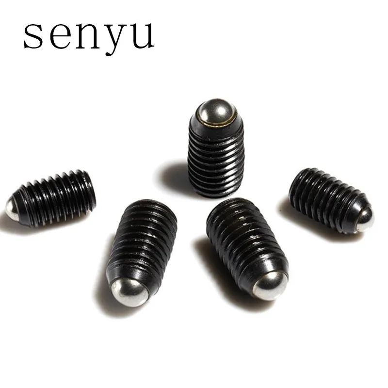 LUCHANG 30pcs M4M5M M8M10M12 12.9 Carbon steel Wave Beads Positioning Beads Aberdeen Screws Ball Tight Set Spring Ball Plunger