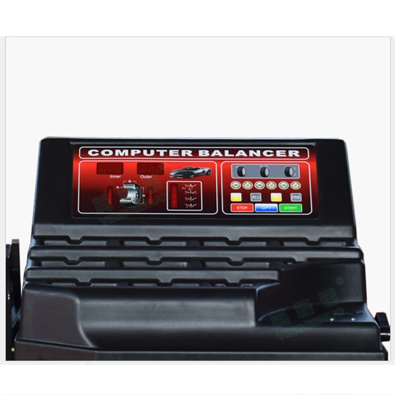 S-6605 Car Tire Balancing Machine 220V/0.25kw Tire Dynamic Balancer Wheel Rim Balance Automatic Spindle Speed ≤200rpm