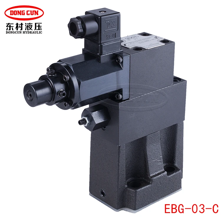 Hydraulic Single Proportional Valve EBG-03-C / H Electromagnetic Proportional Pilot Relief Valve