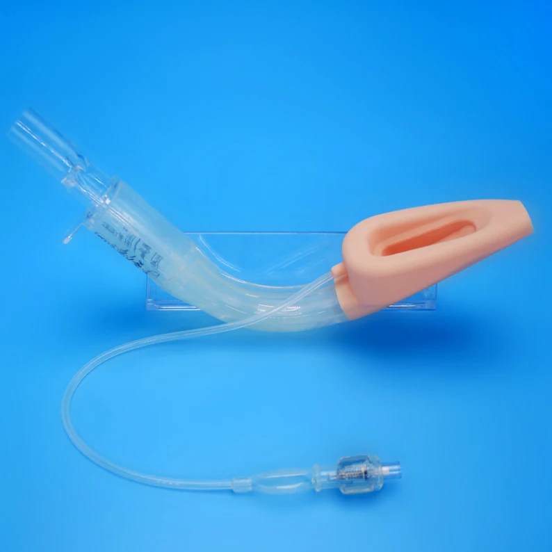 For 1PCS Medical Laryngeal Mask Dual Cavity Ordinary Silicone Laryngeal Mask Complete Model Disposable Laryngeal