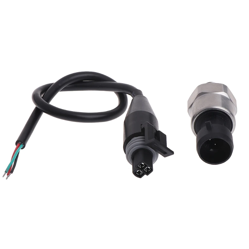 DC 5V 1/8NPT Pressure Transducer Transmitter Sensor Stainless Steel Oil Air Water 30/100/150/200/300/500 psi Dropship